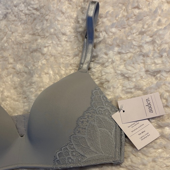 NWT Auden Light Gray Bliss Wirefree Bra 36B - Picture 3 of 8